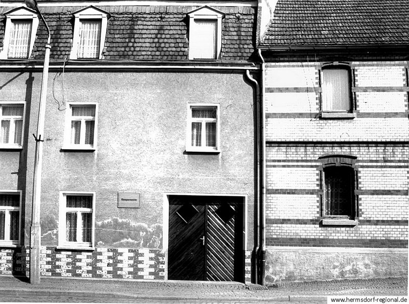 1981 - Eingang zur Klempnerei und Wohnung