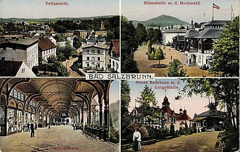 Geburtsort und Schule Bad Salzbrunn 