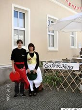 Das „Cafe Rühling“ entstand 2006 zur 750-Jahr-Feier von Hermsdorf nochmals neu.