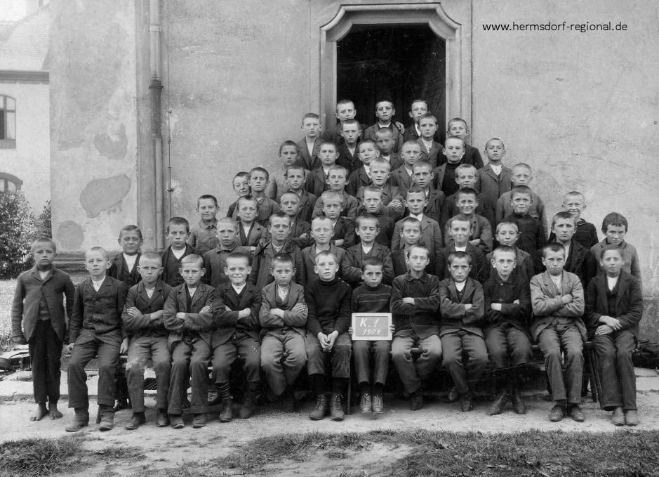 Aufnahme einer Schulklasse von 1904 