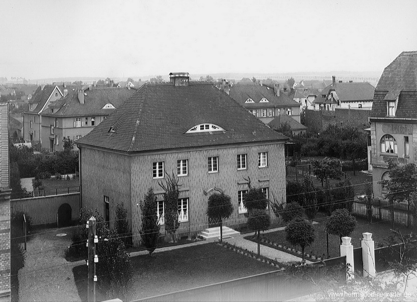 Gästehaus Vorderseite um 1928