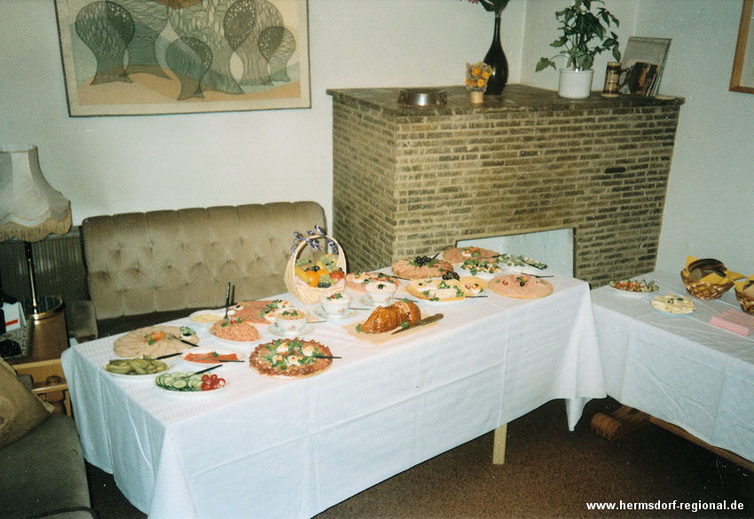 Impressionen aus dem Gästehaus 1990.