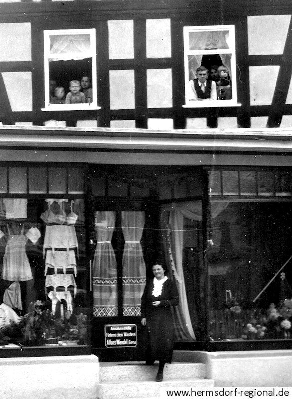 Aufnahme des Hauses aus dem Jahr 1940 (Ausschnitt) vorn Gertud Peitz geb. Runze