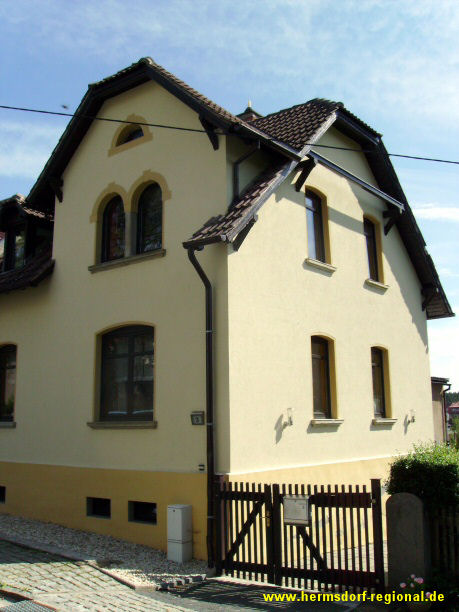 Das im Jahr 1912 erbaute Haus - Lessingstraße heute Nr. 3 - nach der Sanierung 2008.