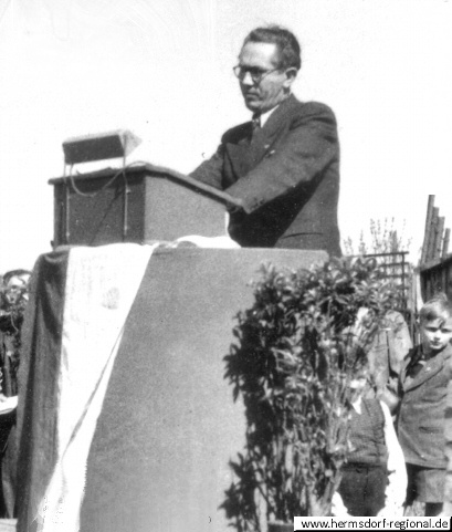 Bürgermeister (20.04.1949 bis 03.10.1952) Johannes Rabitzsch
