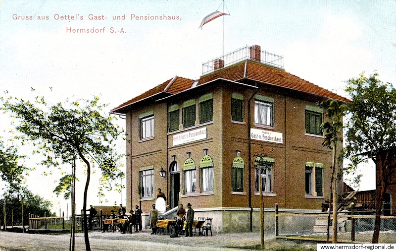 Postkarte aus dem Jahr 1905, nach einem Foto.