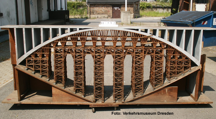 Model der Teufelstalbrücke