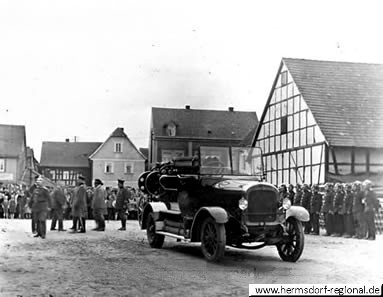Übergabe Spritzenwagen am 18.05.1926