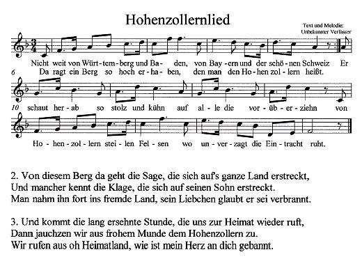 Hohenzollern Lied