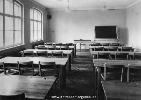Friedensschule - Klassenzimmer von 1949.