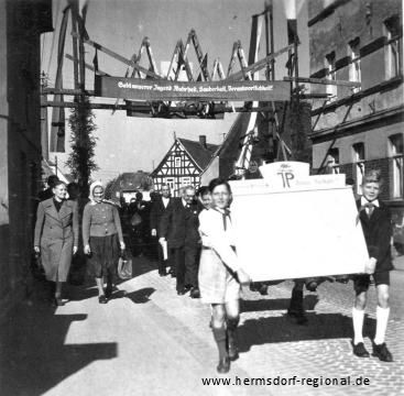 15.10.1949 - Festveranstaltung zur Neueinweihung und Namensgebung.