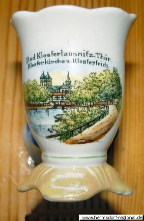 Eierbecher mit Motiv aus Bad Klosterlausnitz