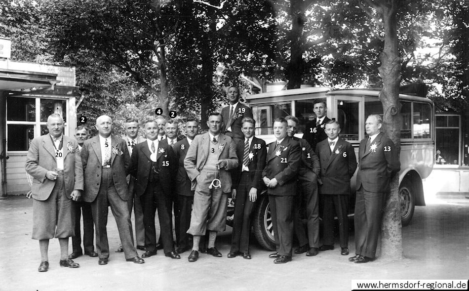 Männertag - um 1920 - Abfahrt in Klosterlausnitz