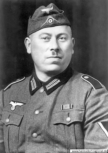 Ernst Hädrich bei der Wehrmacht. 
