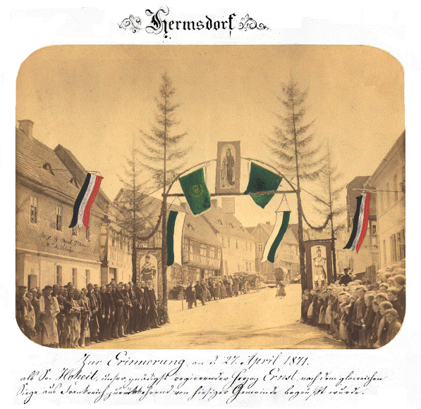2. ältestes Foto aus Hermsdorf, aus dem Jahr 1871