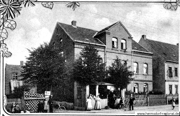 Postkarte aus der Zeit, als Hermsdorf zu Sachsen-Altenburg gehörte 1890 - 1920