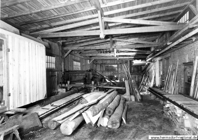 Foto um 1948 - Schneidemühle