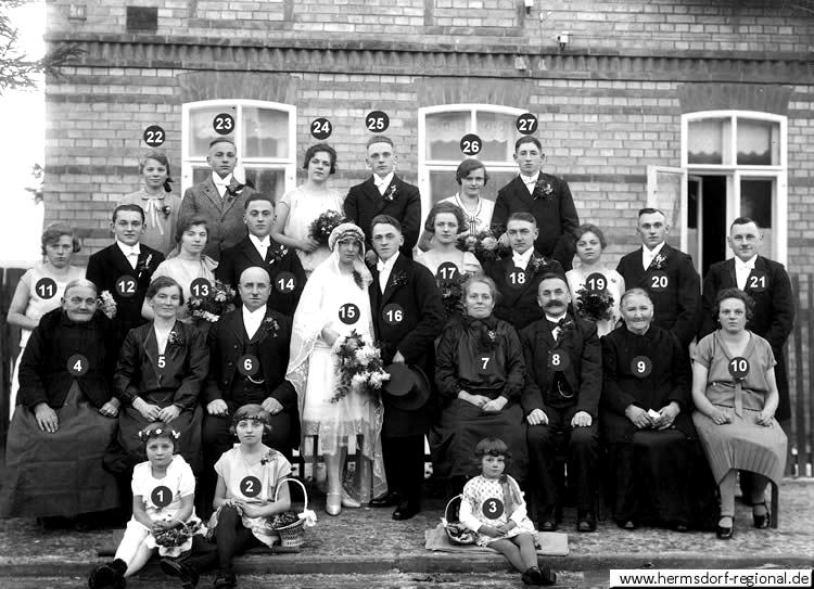 1927 - Hochzeit von Anna Trinks & Karl Leisering
