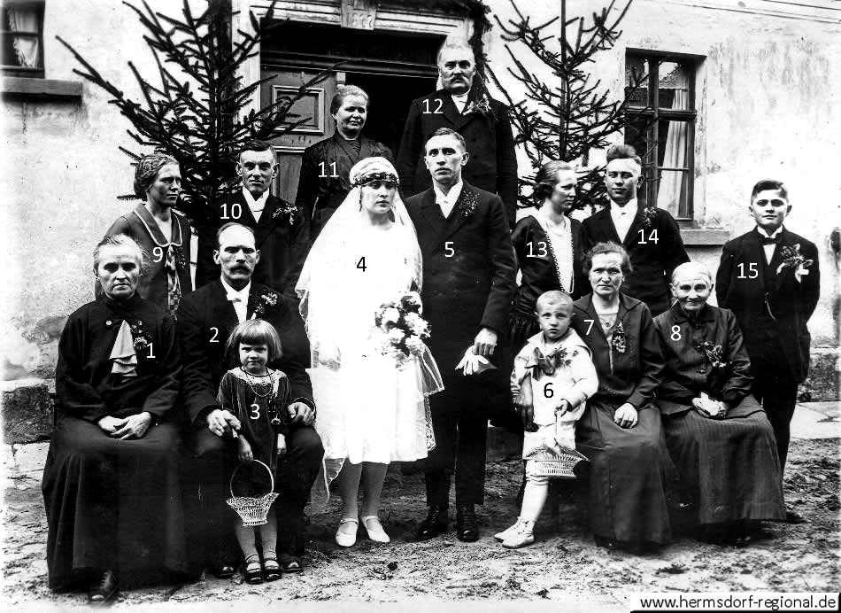1926 - Hochzeit von Elsa Wittig & Kurt Werner