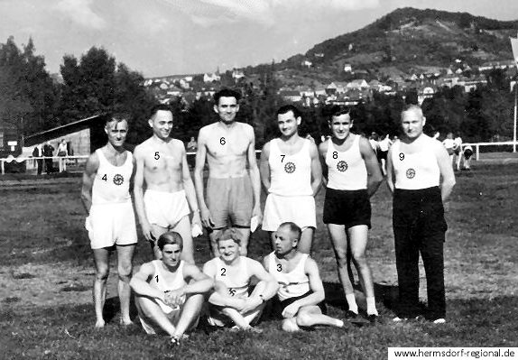 1934 Hermsdorfer Sportler zum Wettkampf in Jena