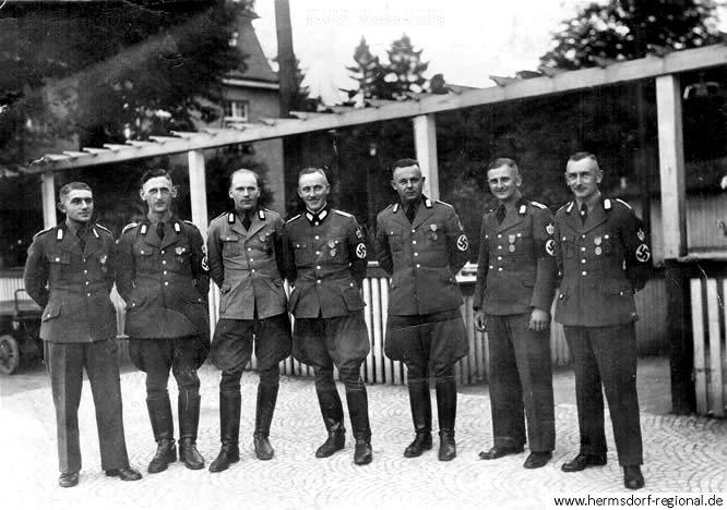1939 - die Führer des Reichsarbeitsdienstlagers Abteilung 2 / 230 