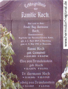 Erbgrabstätte Familie Koch in Dresden - Blasewitz