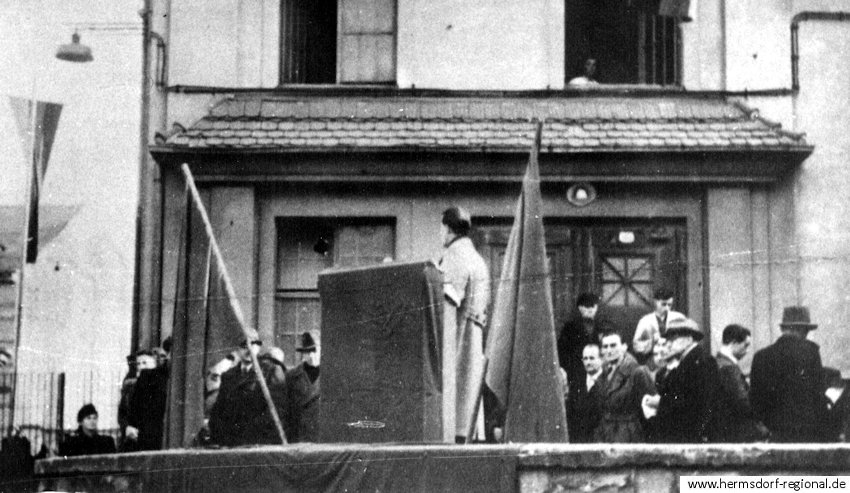Jessakow zur Einweihung der Poliklinik 1949 