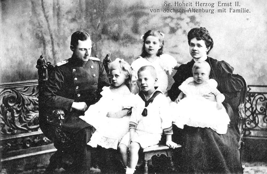 Familie Herzog Ernst II.