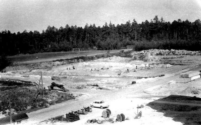 Beginn der Bauarbeiten im Jahr 1965