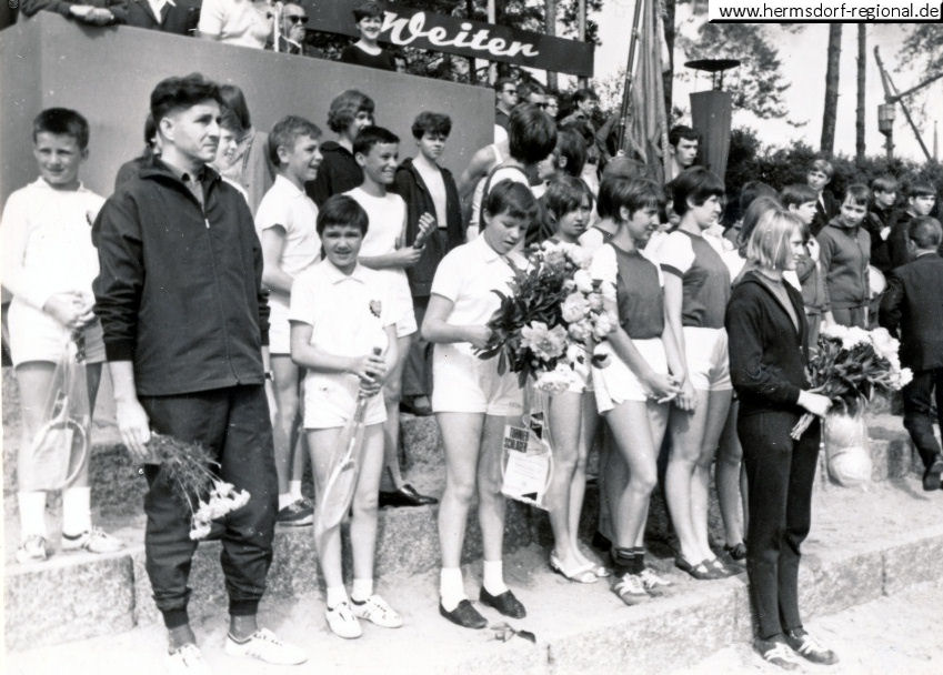 1969 Auszeichnung der 1. Schülermannschaft zur Kreisspartakiade.