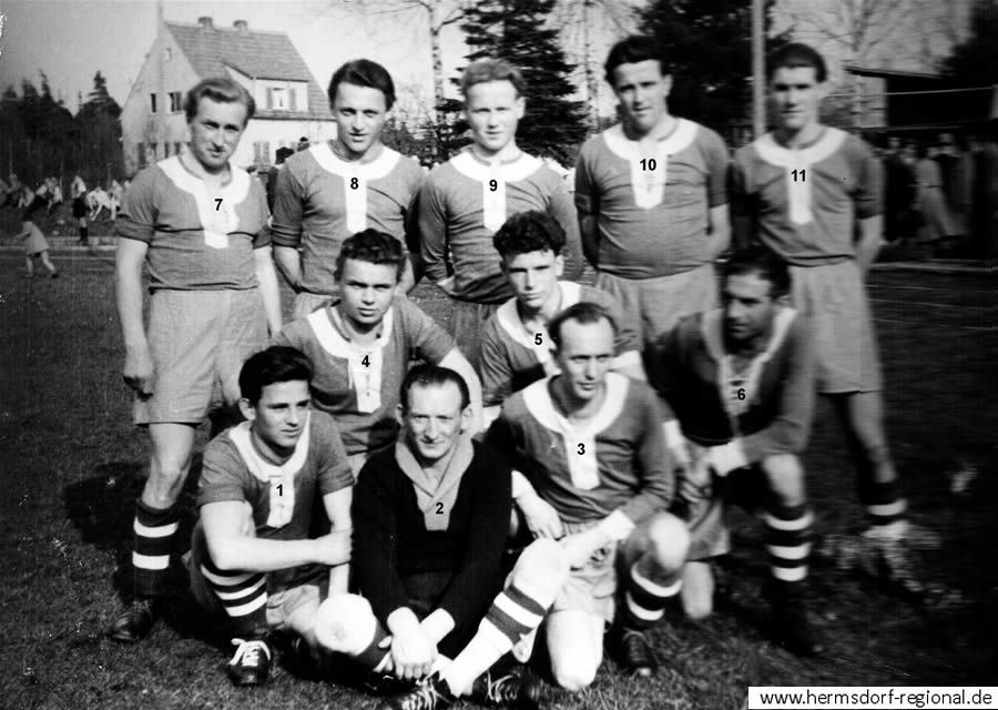 Motor Hermsdorf - Fußball - 1. Mannschaft 1955