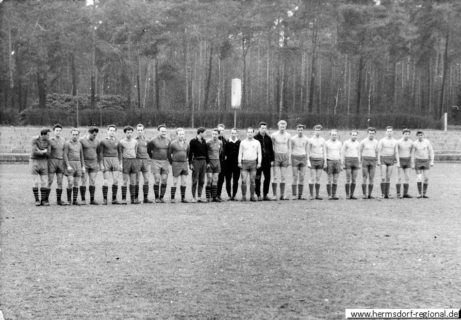 BSG Motor Hermsdorf - Fußballgeschichte Mitte der 1950er Jahre 