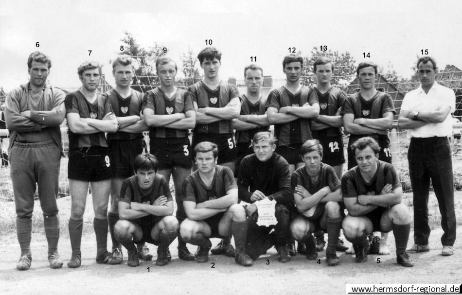 Ca. 1958 Fußball Turnier in Lehesten zum Tag des Bergmanns 