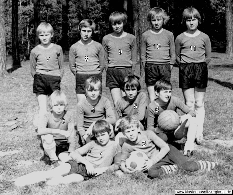 1973 Jugendmannschaft aus Bad Klosterlausnitz - Kreismeister