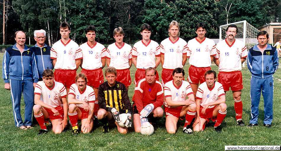 1989 / 1990 BSG Motor Hermsdorf - Bezirksliga Gera Platz 10 
