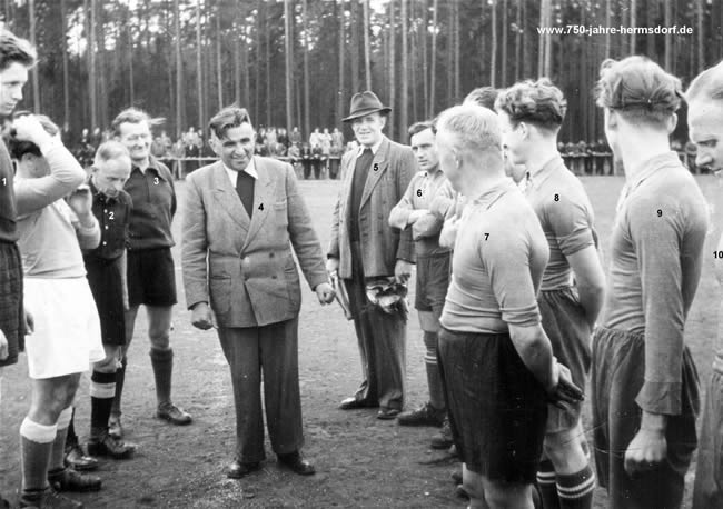 1953 - Verabschiedung Kurt Erbert als aktiven Fußballer