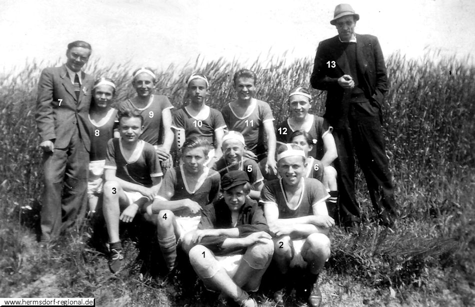 1948 BSG "Einigkeit Hermsdorf - Jugendmannschaft Handball in Albersdorf 