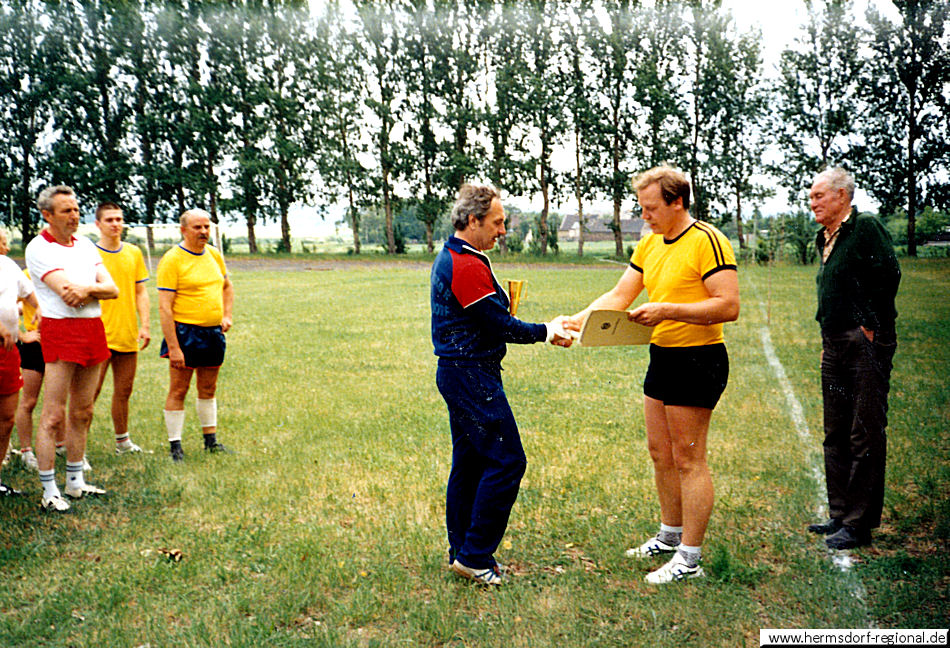 15.06.1991 SV Hermsdorf, Abteilung Handball - Großfeldturnier in 06667 Tagewerben