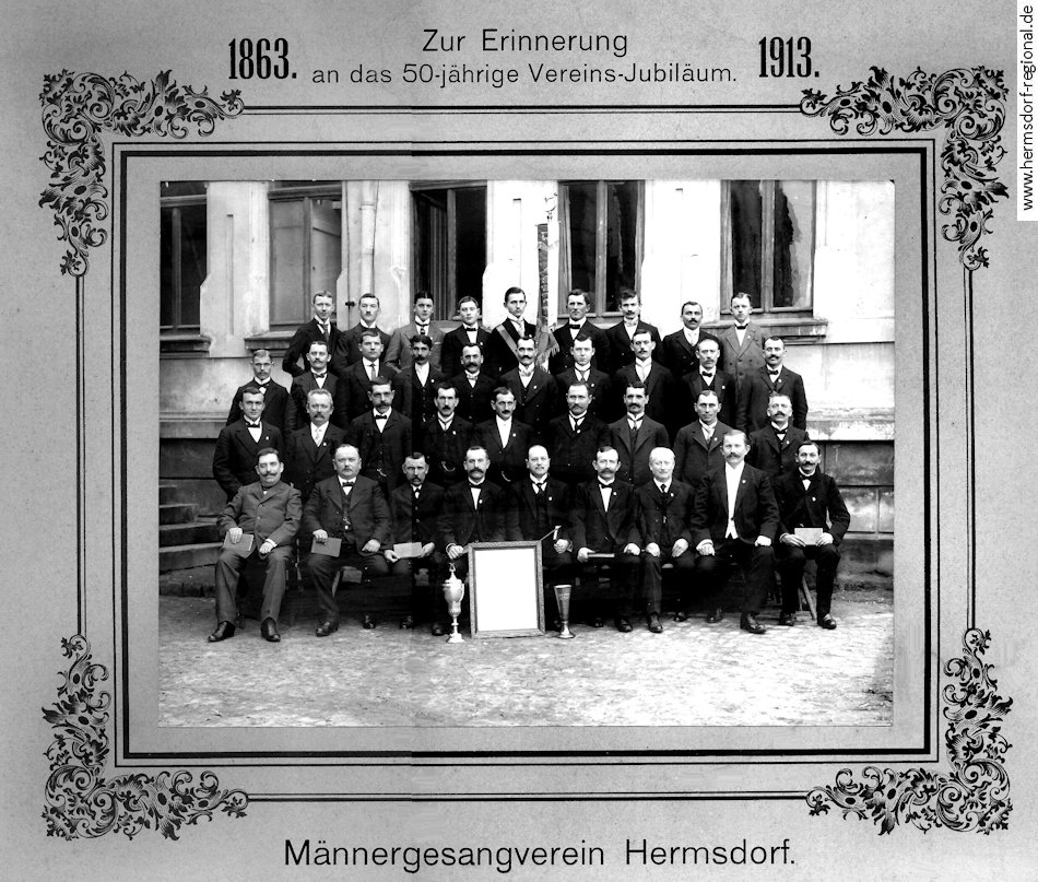 Foto aus Anlaß des 50-jährigen Vereins-Jubiläums.