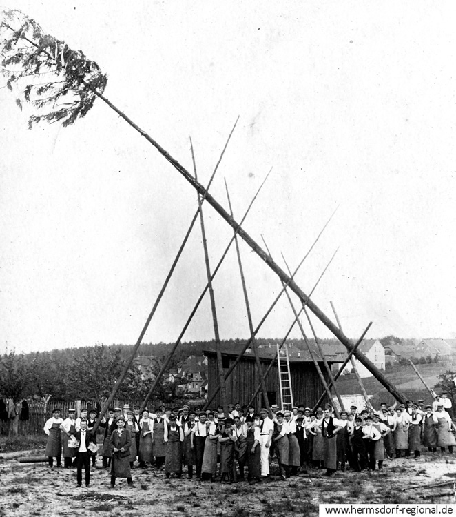 Maibaumsetzen 1910