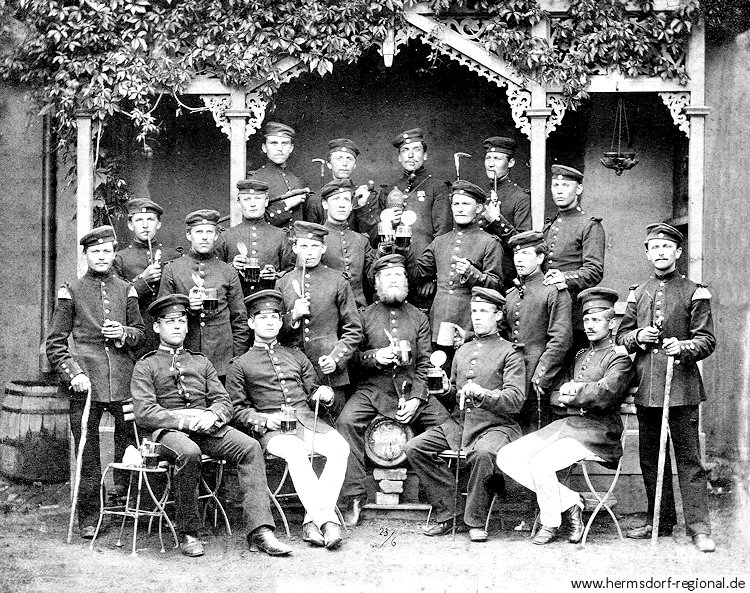 Hermsdorfer Reservisten am 23.06.1878